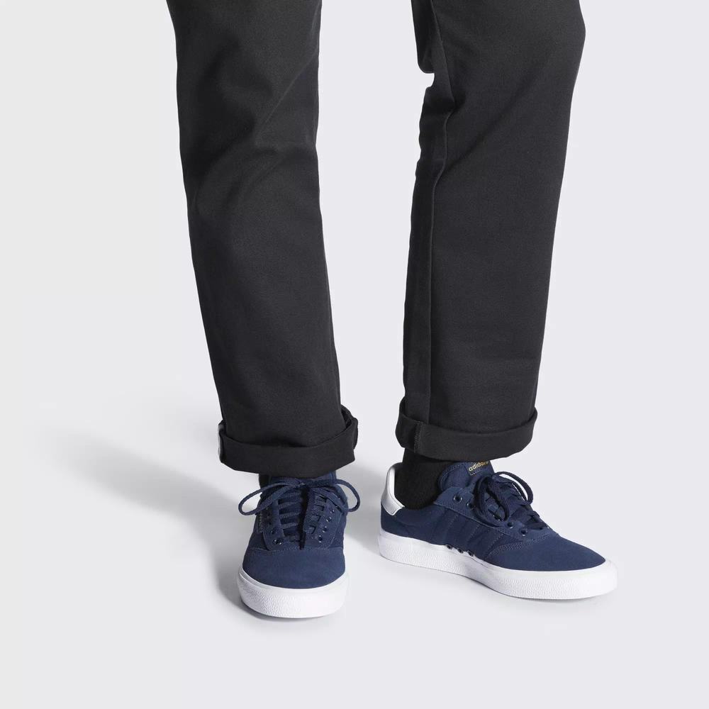 Adidas 3MC Vulc Tenis Azules Para Mujer (MX-48622)